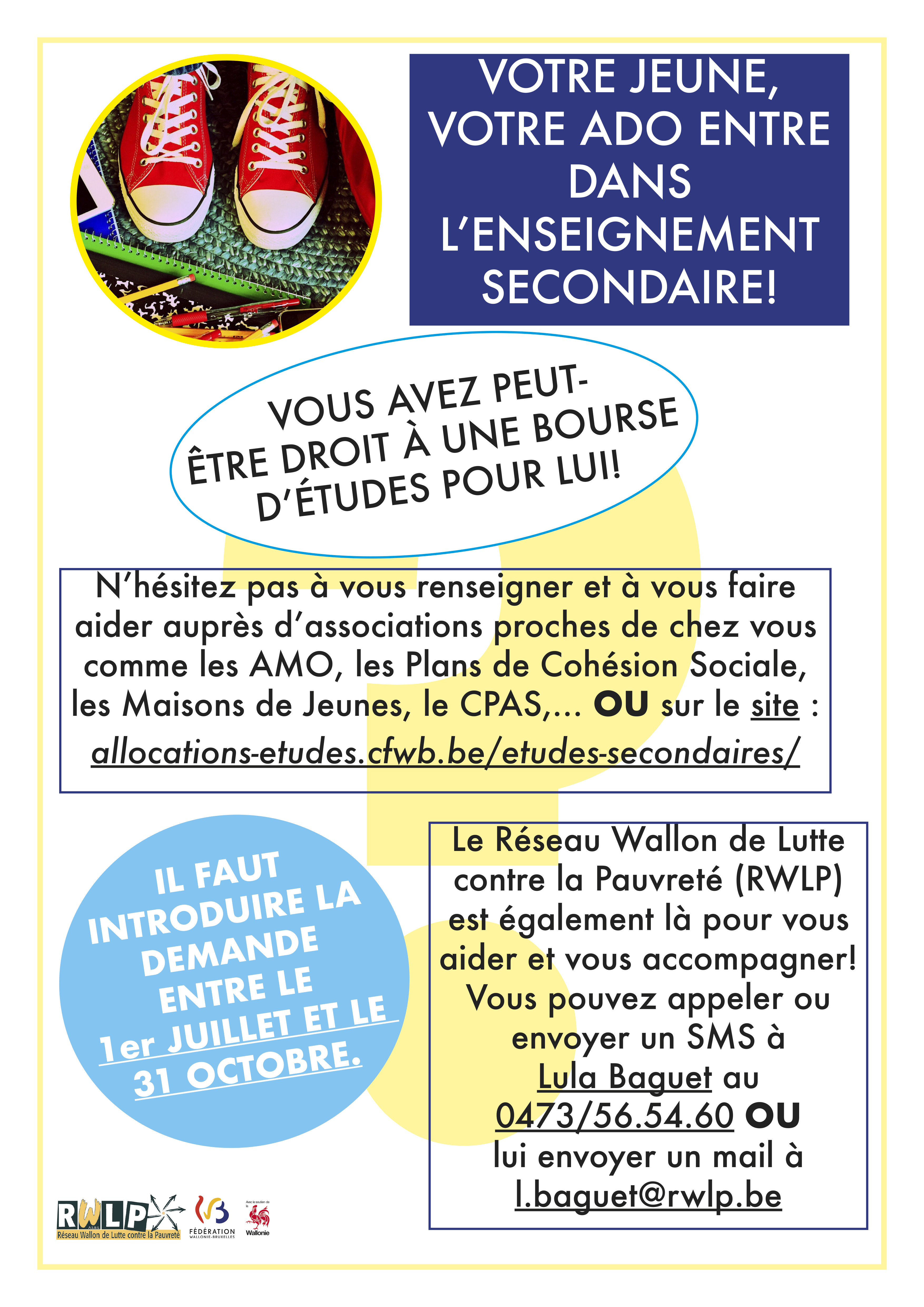 Affiche Bourse études