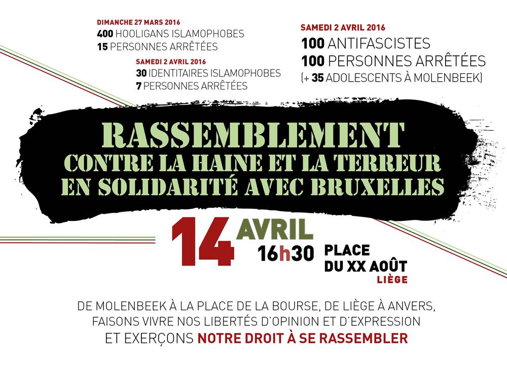 Rassem contre haine et terreur
